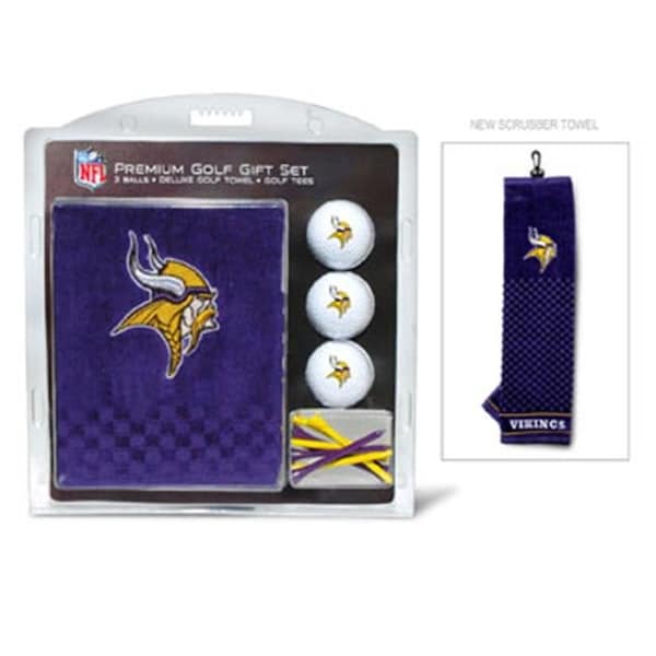 Team Golf Team Golf 31620 Minnesota Vikings Embroidered Towel Gift Set 31620 - main